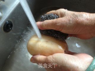 莲藕绿豆猪骨汤的做法步骤:3