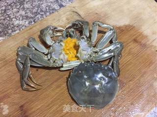 蛋蒸螃蟹的做法步骤:2
