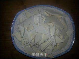 肉片炒茭白的做法步骤：4