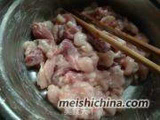 茭白炒肉片的做法步骤:4