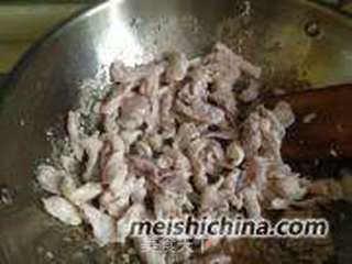 茭白炒肉片的做法步骤:9