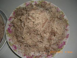 自制芝麻肉松的做法步骤:4