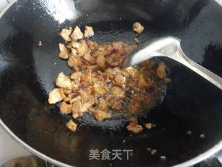 菜花炒肉的做法步骤:5