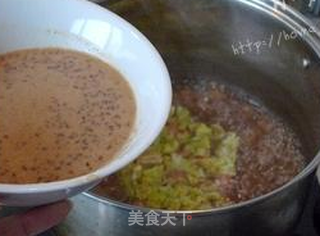 【豆沫油条】独具河南特色的美味早餐的做法步骤:7