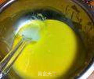 菠萝夹心棉花蛋糕的做法步骤:7