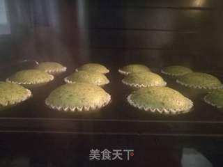 迷你抹茶小蛋糕的做法步骤:11