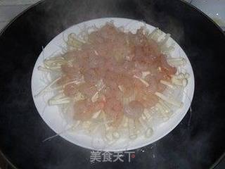 家常快手菜——金针粉丝蒸虾的做法步骤:8
