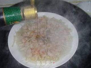 家常快手菜——金针粉丝蒸虾的做法步骤:9