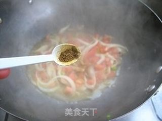 简单也营养——茄汁乌冬面的做法步骤:7