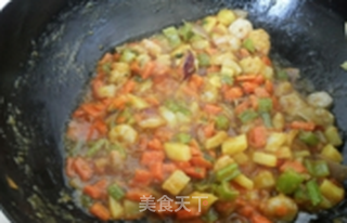 咖哩炒饭的做法步骤:7