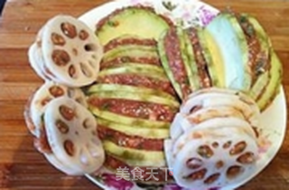 炸茄子夹的做法步骤:4