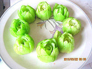 香菇油菜----绿荷漂香的做法步骤:10