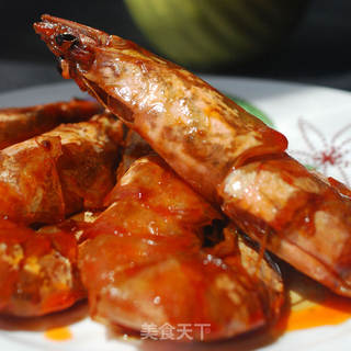 色泽亮丽味香飘逸鲜嫩微甜的美味佳肴—油焖大虾的做法步骤:11
