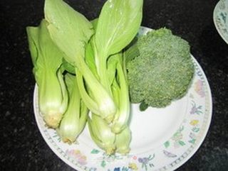 卤水炝青菜的做法步骤：1