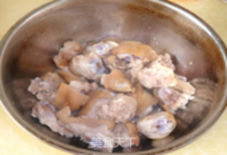 红油芸豆猪蹄的做法步骤：4