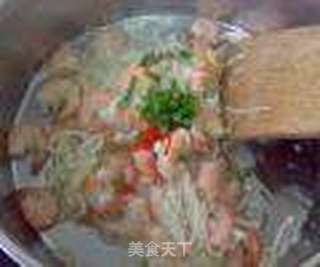 香蒜金菇鲜虾的做法步骤:11