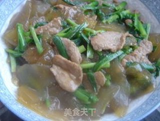 小咯扎炒韭菜的做法步骤：4