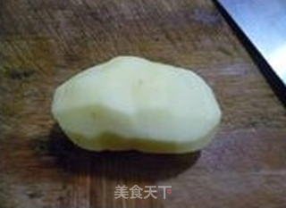 培根土豆炒饭的做法步骤:3