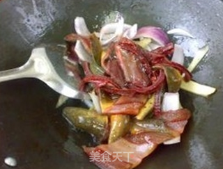 洋葱爆鳝片的做法步骤:7