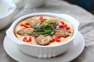 鲍鱼蒸蛋的做法步骤:8