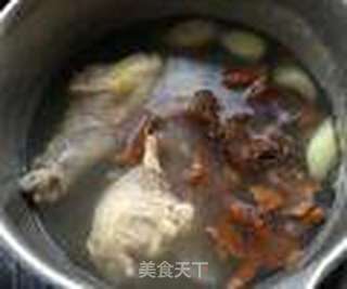 鸡汤米线的做法步骤:4