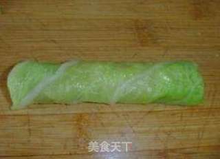 【吉祥如意白菜卷】适合过年和宴客吃的菜---吉祥富贵发百财的做法步骤:13
