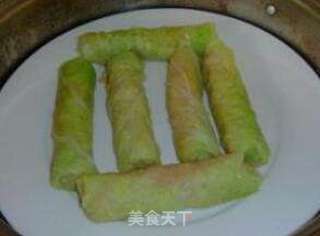 【吉祥如意白菜卷】适合过年和宴客吃的菜---吉祥富贵发百财的做法步骤:14