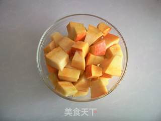 南瓜绿豆羹的做法步骤:3
