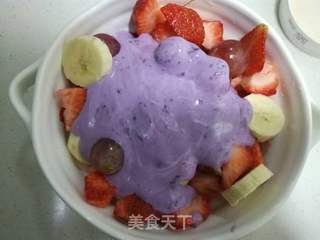 快手懒人餐-水果沙拉的做法步骤:7