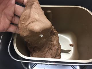 可可咸奶油面包的做法步骤:3