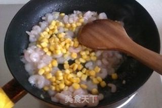 虾仁玉米烩豆腐的做法步骤:5
