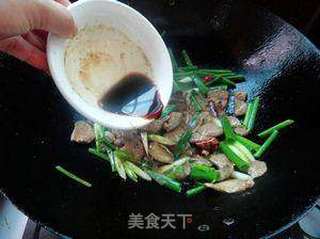 家常炒猪肝的做法步骤:8