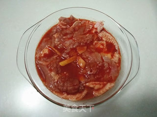 蜜汁鸡肉卷的做法步骤:3