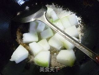 萝卜干烧冬瓜的做法步骤:5