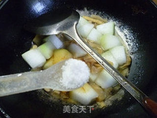 萝卜干烧冬瓜的做法步骤:10