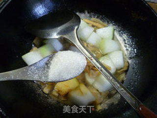 萝卜干烧冬瓜的做法步骤:9