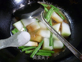 梅豆烧冬瓜的做法步骤:11