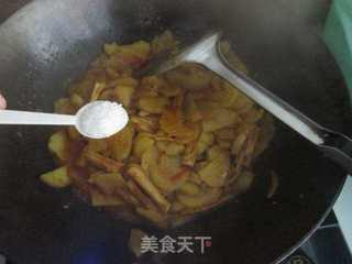 牛筋炒土豆片的做法步骤:10