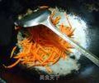胡萝卜腐竹炒鸡蛋的做法步骤:10