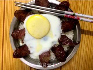 香肠蒸饭的做法步骤:8