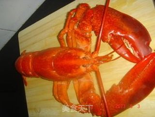 水煮大龙虾的做法步骤:4
