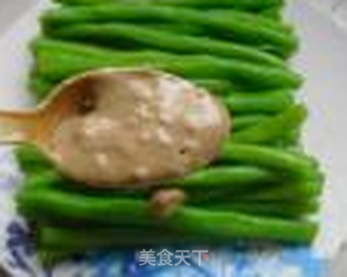 麻酱豆角的做法步骤:6