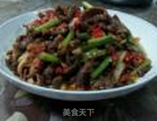 泡椒鸭胗的做法步骤:11