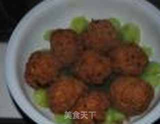 红烧狮子头的做法步骤:6