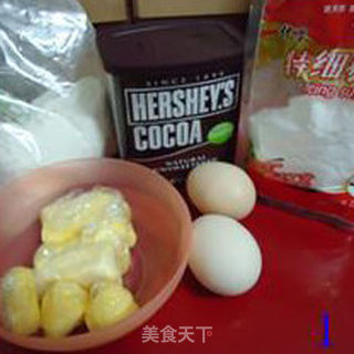 大理石饼干（可可味）的做法步骤：1