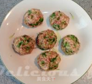 降血压的美食-----香芹小肉饼的做法步骤：5