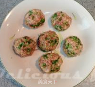降血压的美食-----香芹小肉饼的做法步骤:5