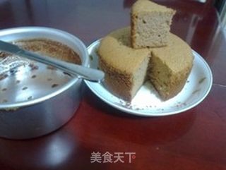 豆沙蛋糕的做法步骤:7