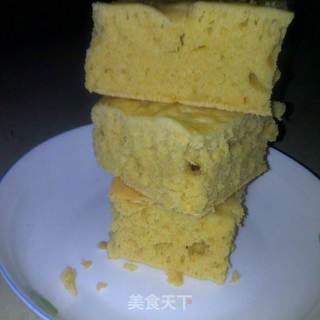 玉米面发糕的做法步骤:7