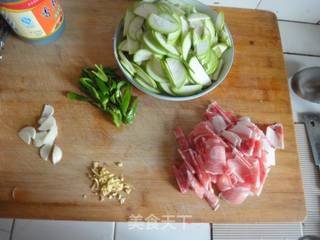 葫子炒肉片的做法步骤:2